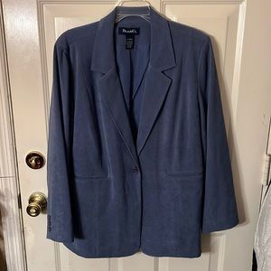 Womens Size XL Denim & Co Blue Jacket